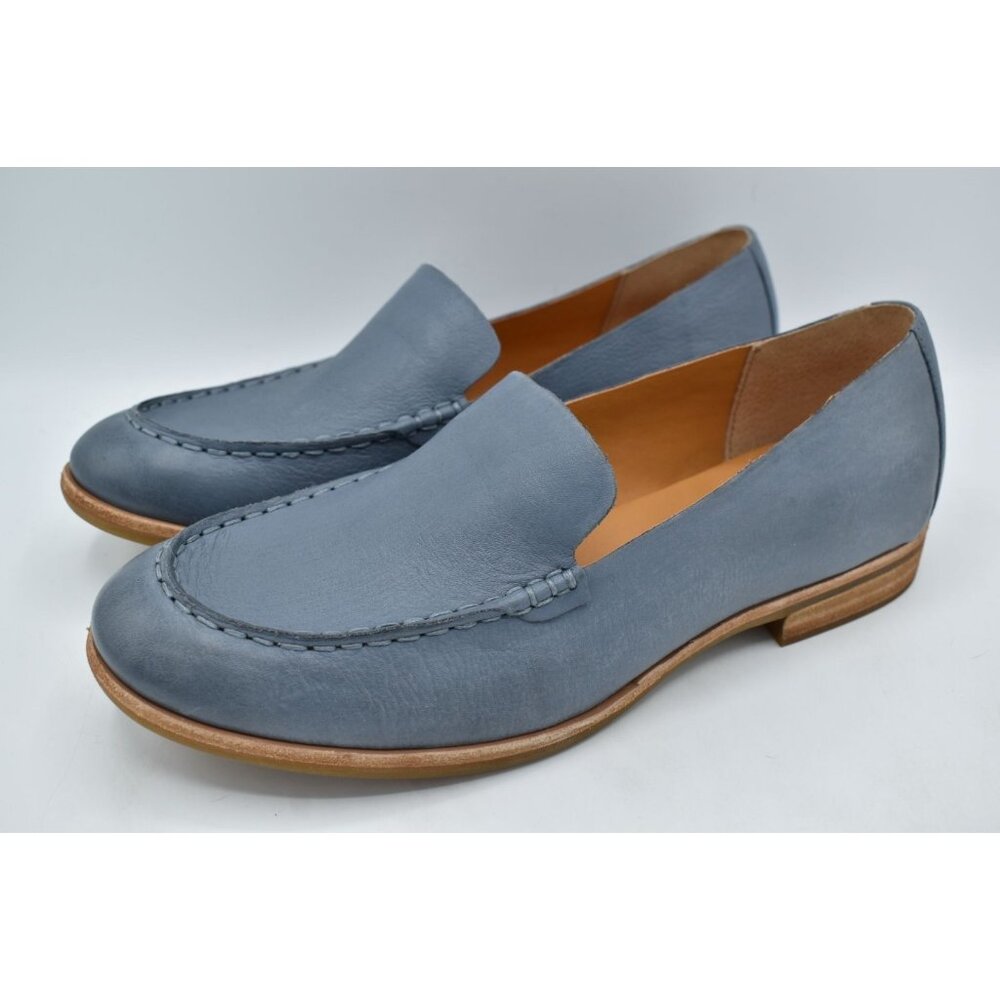 Kork-Ease Womens Size 8.5 Meg Navy Leather Slip On Loafers Shoes